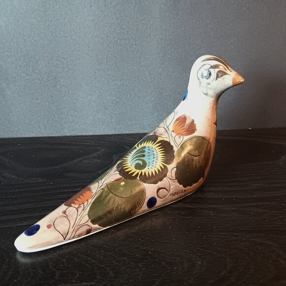 Vintage Tonala Mexican Clay Dove Bird - Picture 2 of 6